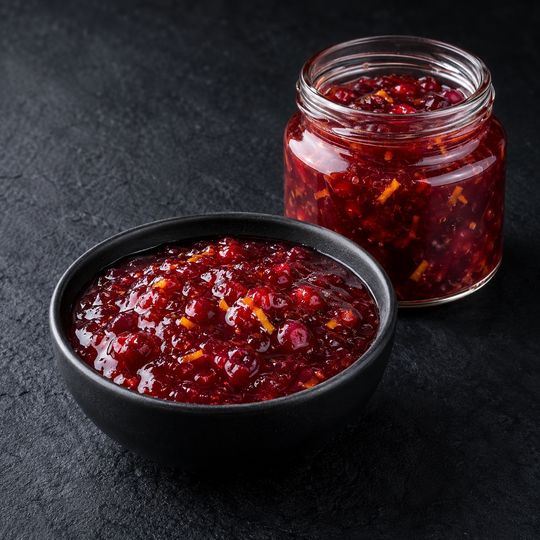 Соус Сибирская ягода (клюква, апельсин, имбирь)