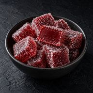 Мармелад клюквенный на ягодном соке